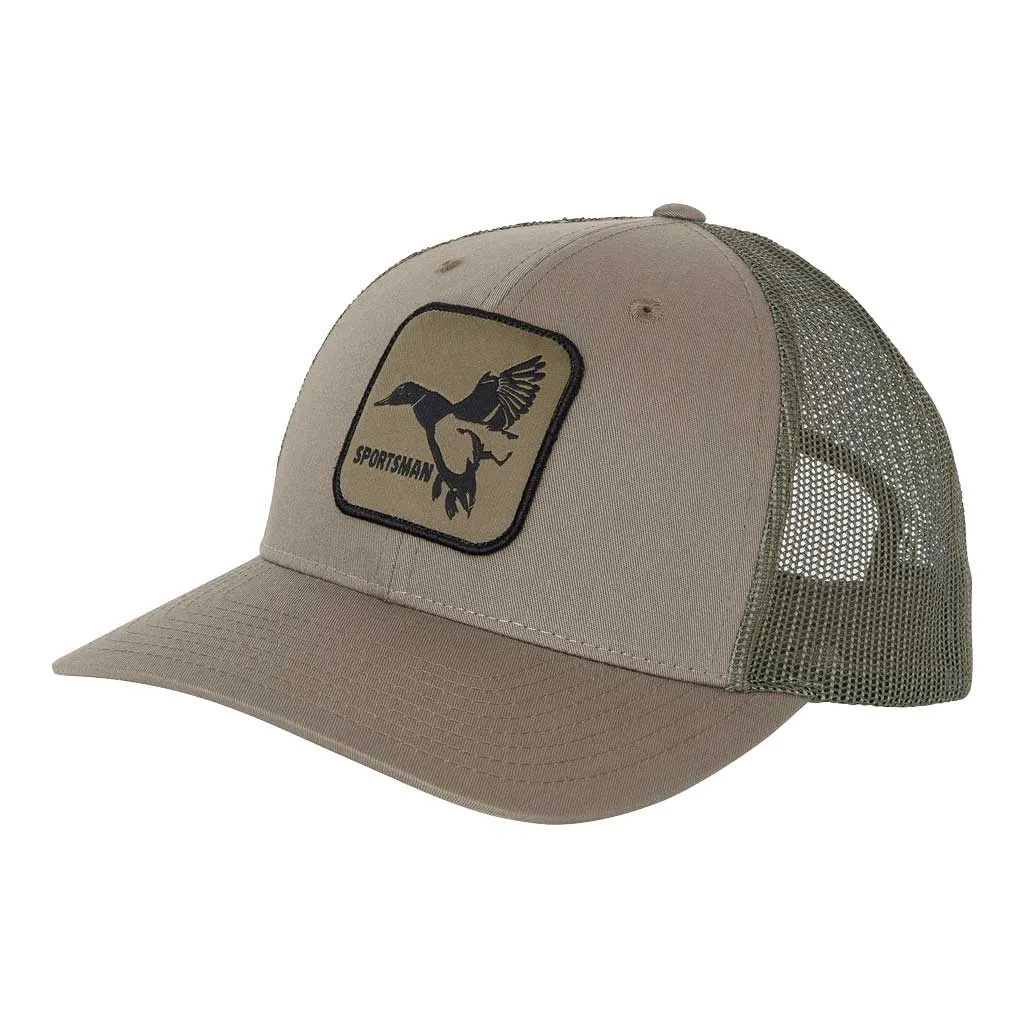 Mallard Patch Camo Hunting Snapback Hat - Realtree Original