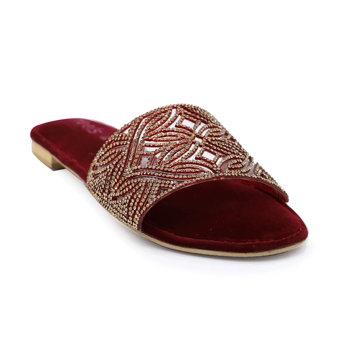 Maroon Fancy Slipper 042076