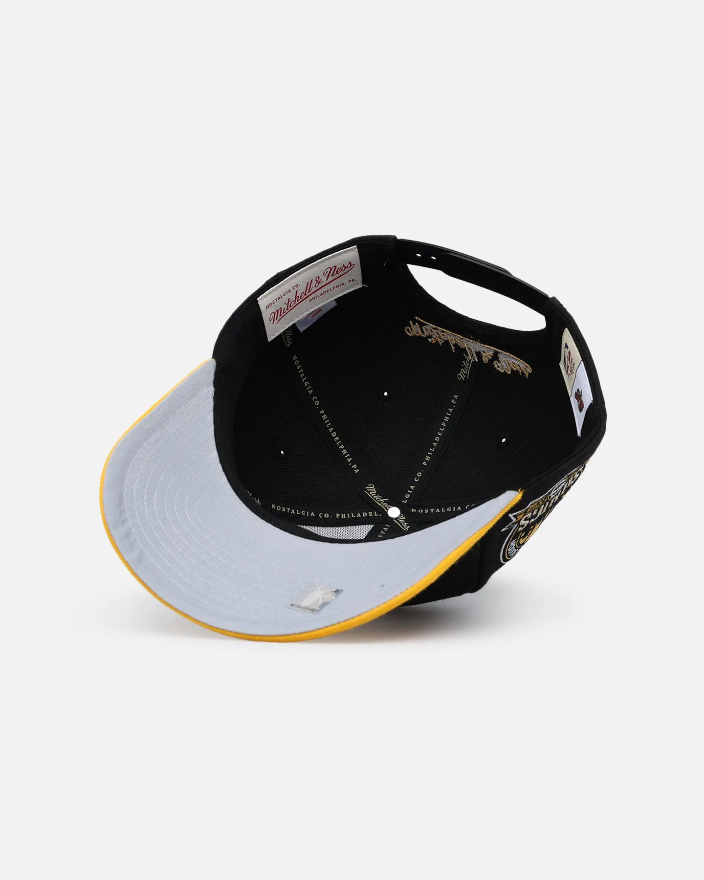 Mitchell & Ness Seattle SuperSonics Enter The Dragon Pro Crown Snapback Black/Ochre