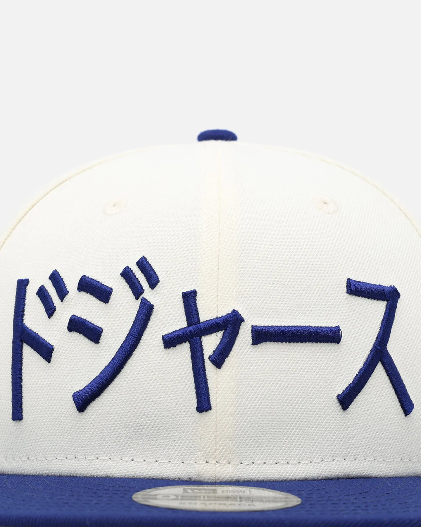 New Era Japan Pack - Los Angeles Dodgers Kanji 9FIFTY Snapback Hat in Cream/Blue