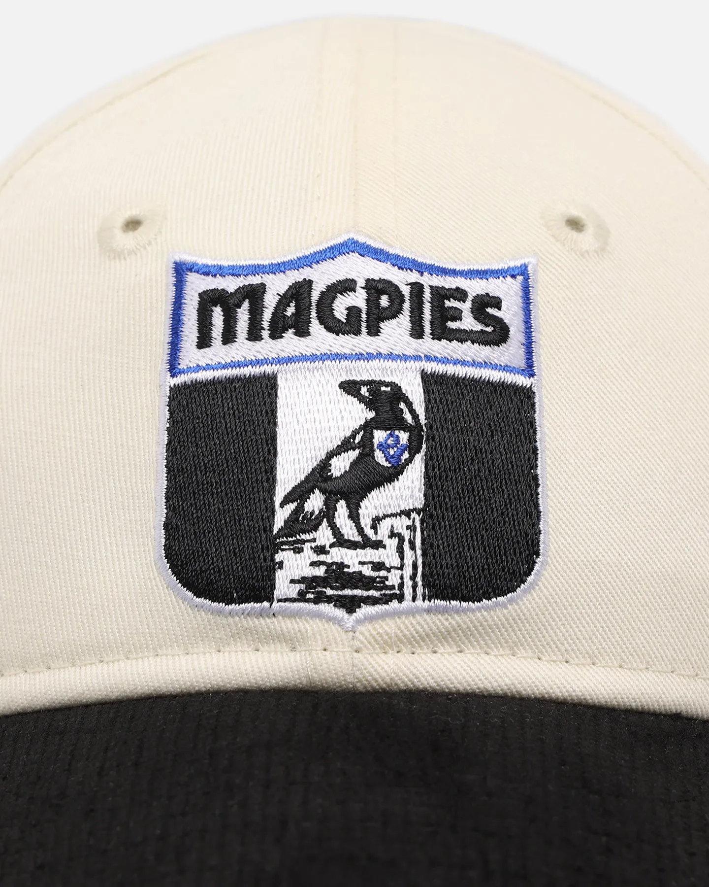 New Era Toddlers Collingwood Magpies 9FORTY Stretch Fit Chrome White