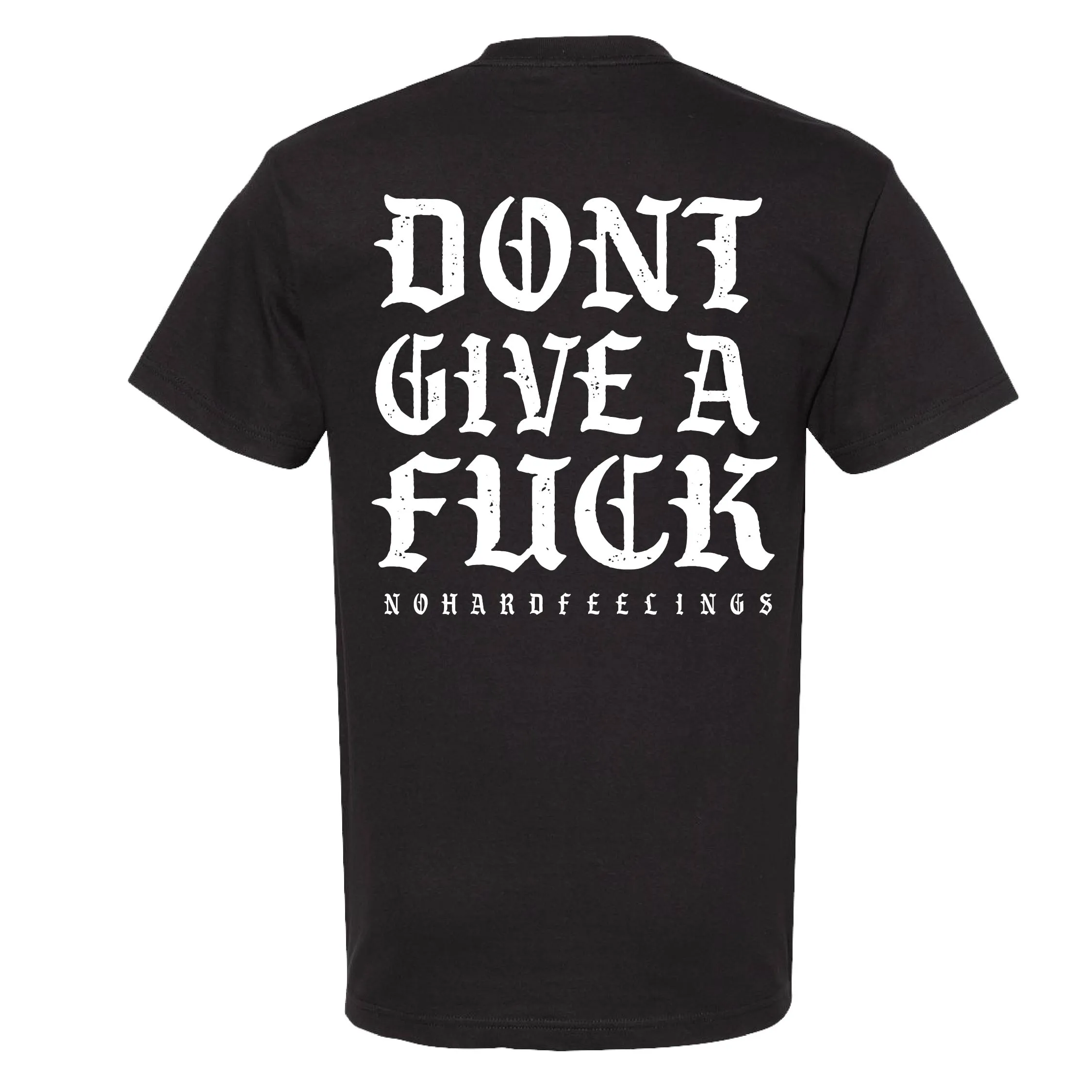 NHF Mens DGAF T Shirt Black