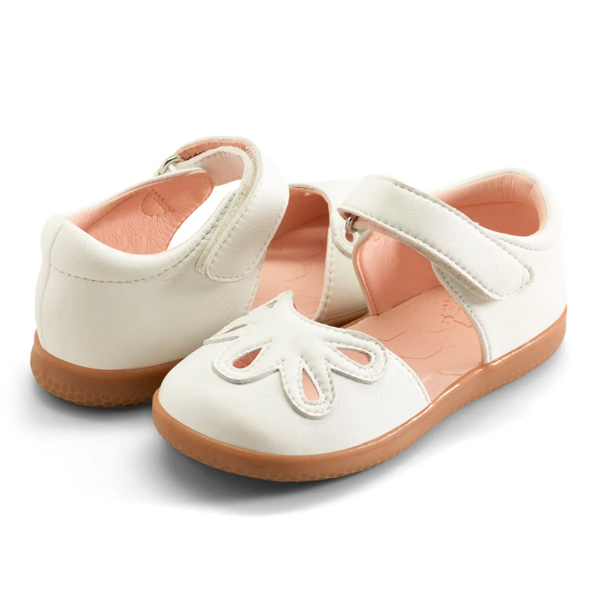 PETAL 2.0 DEW DROP Sandal Mary Jane | White