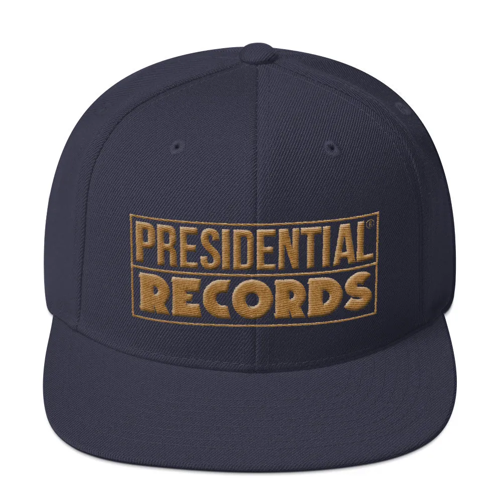 Presidential Records® Gold Logo | Snapback Hat