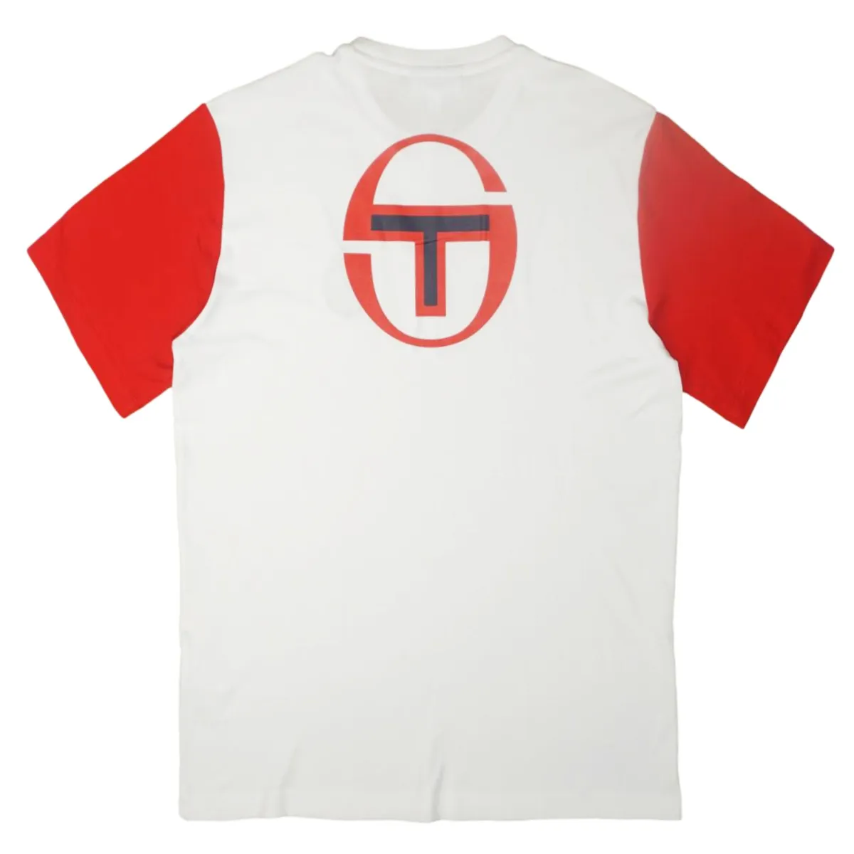 Rainier T-Shirt (Blanc De Blanc/ Tango Red) /D17