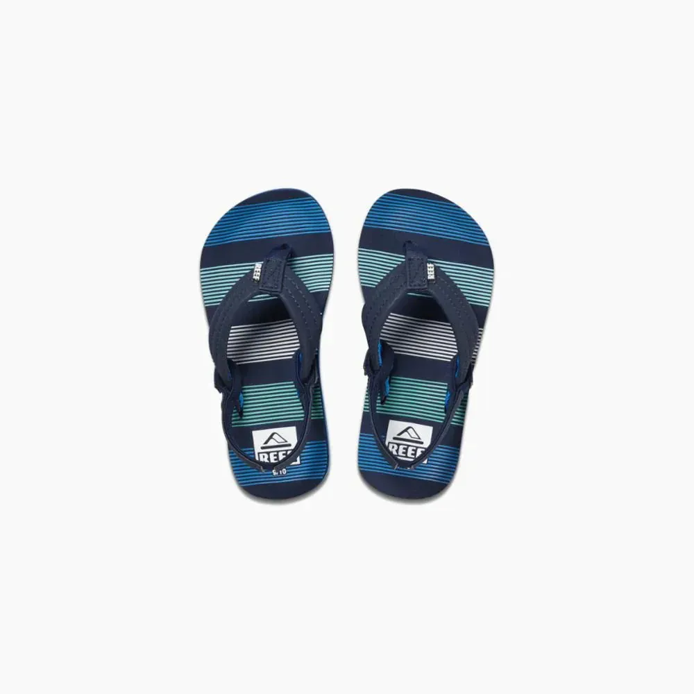 Reef Deep Sea Stripes Ahi Children's Sandal