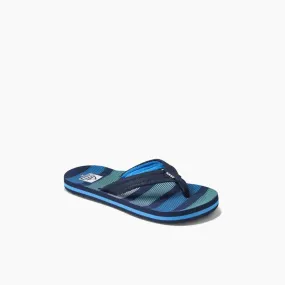 Reef Deep Sea Stripes Ahi Children's Sandal