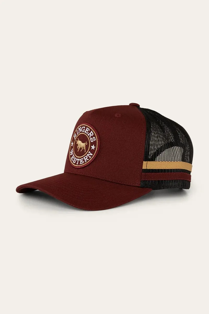 Ringers Western McCoy Trucker Cap Burgundy