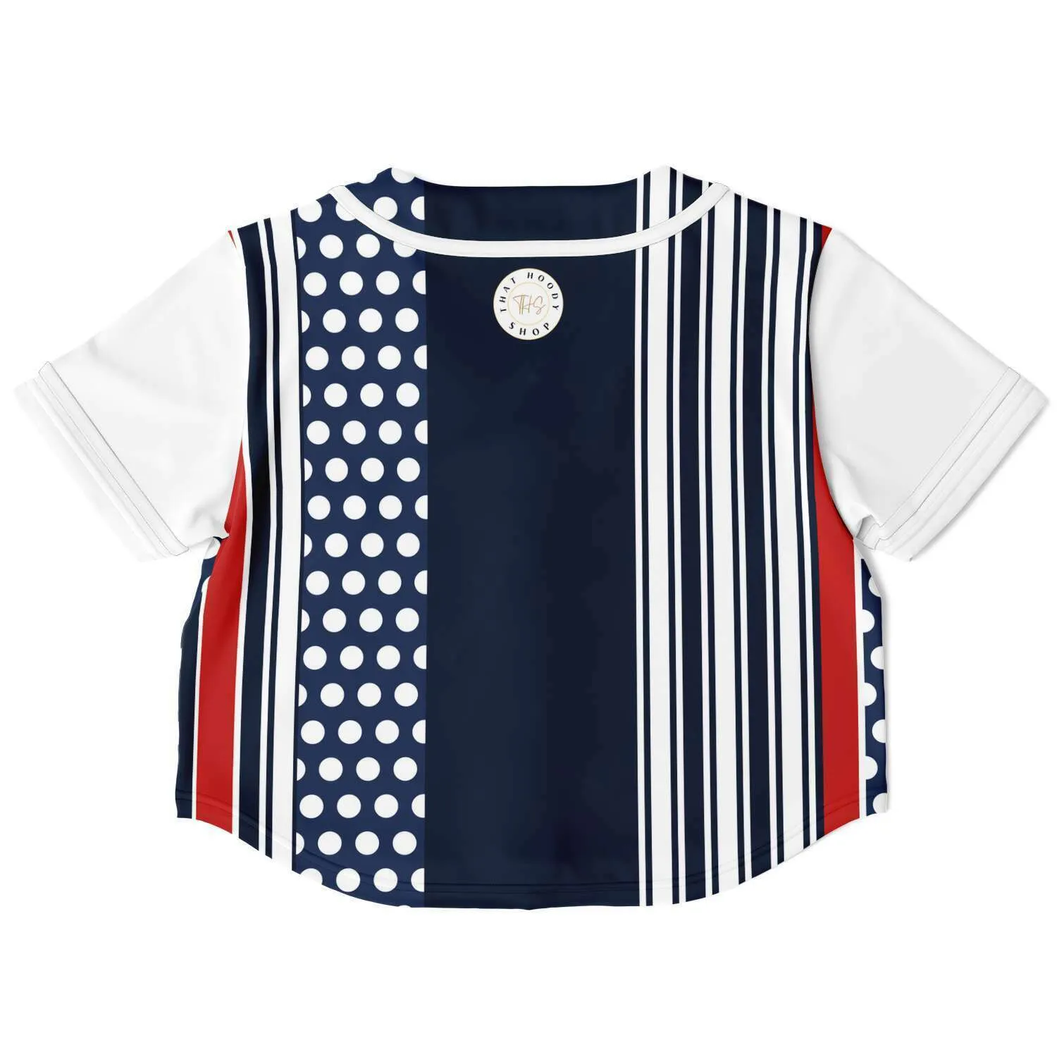 Sail Away Cropped Button Front Jersey