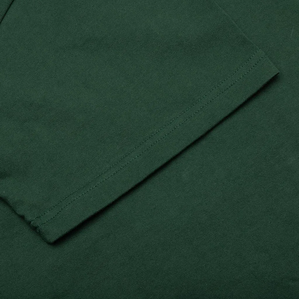 Script Tee - Dark Green