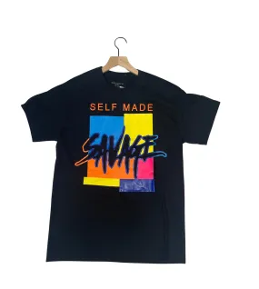 Self Made Savage T shirt Black