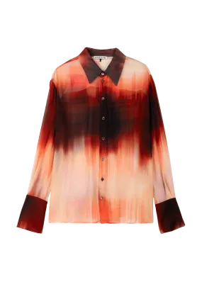 Sheer viscose shirt