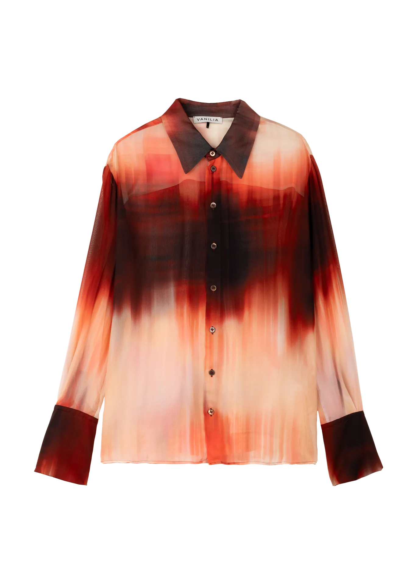 Sheer viscose shirt