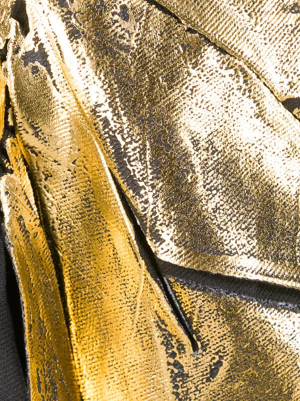 Sinam Metallic Skirt in Gold