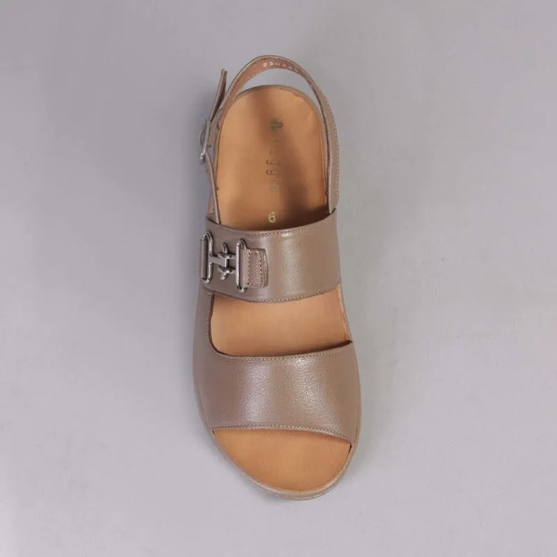 Slingback Sandal with Removable Footbed in Stone - 12532