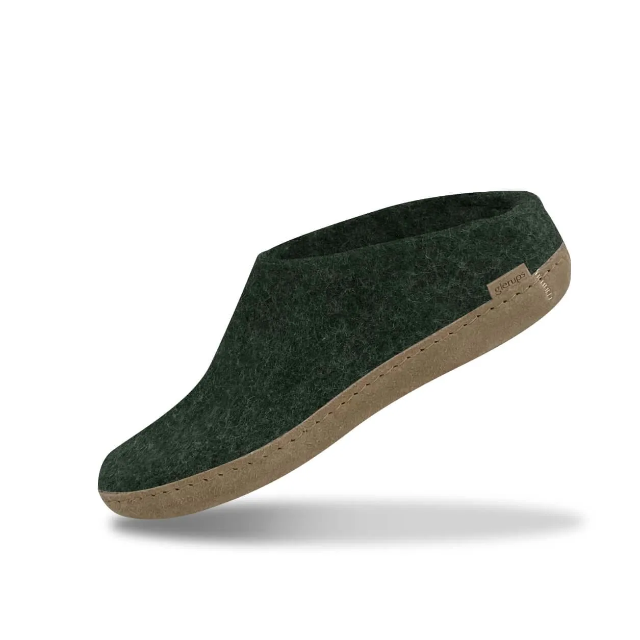 Slip-on with leather sole - Forest