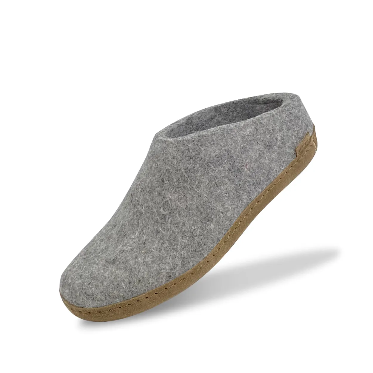 Slip-on with leather sole - Grey