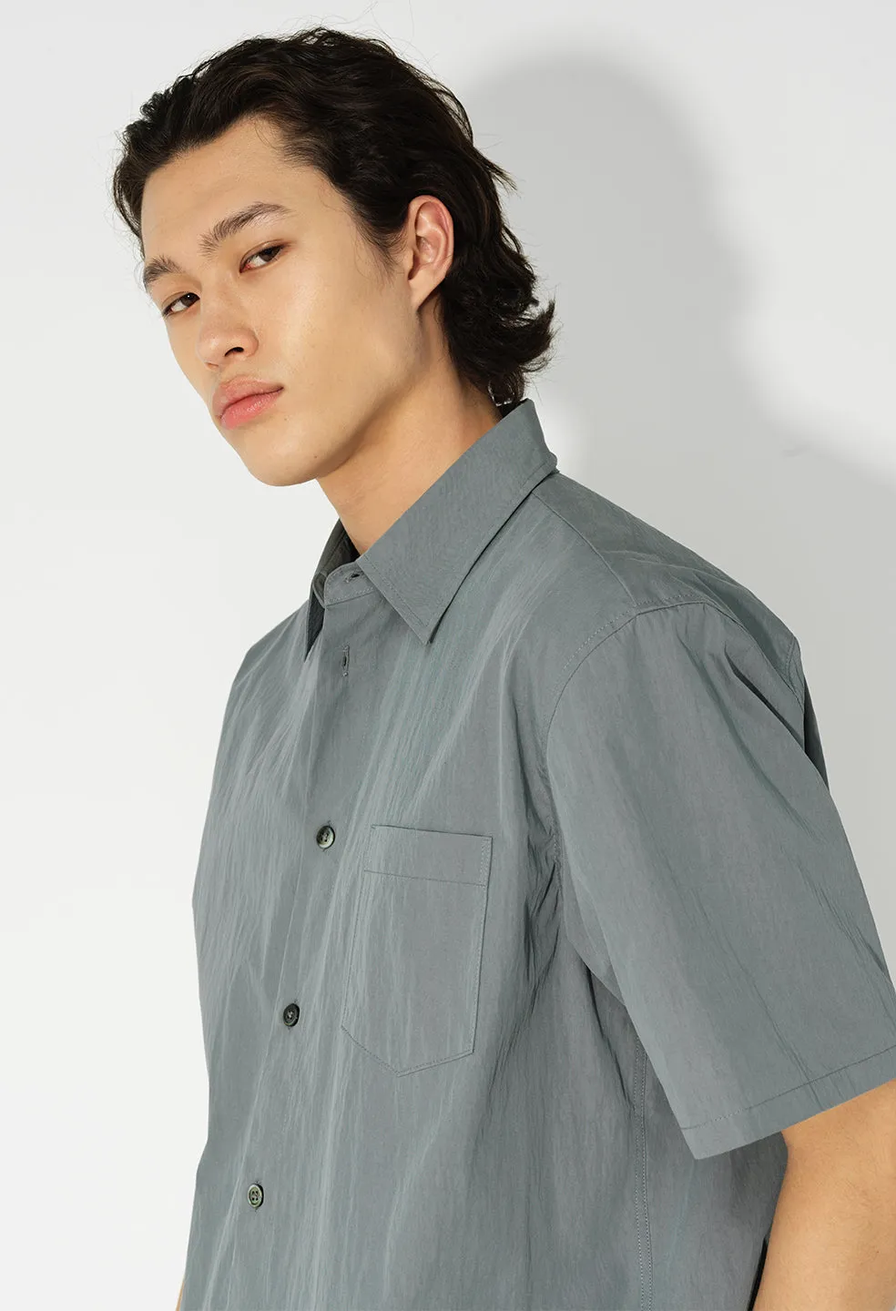 SS Cloak Button Up / Teal