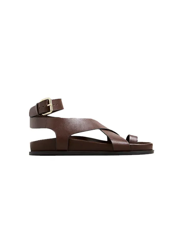 The Jalan Sandal in Walnut