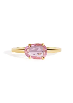 The Nova Ring with 1.22ct Rose Cut Pink Sapphire