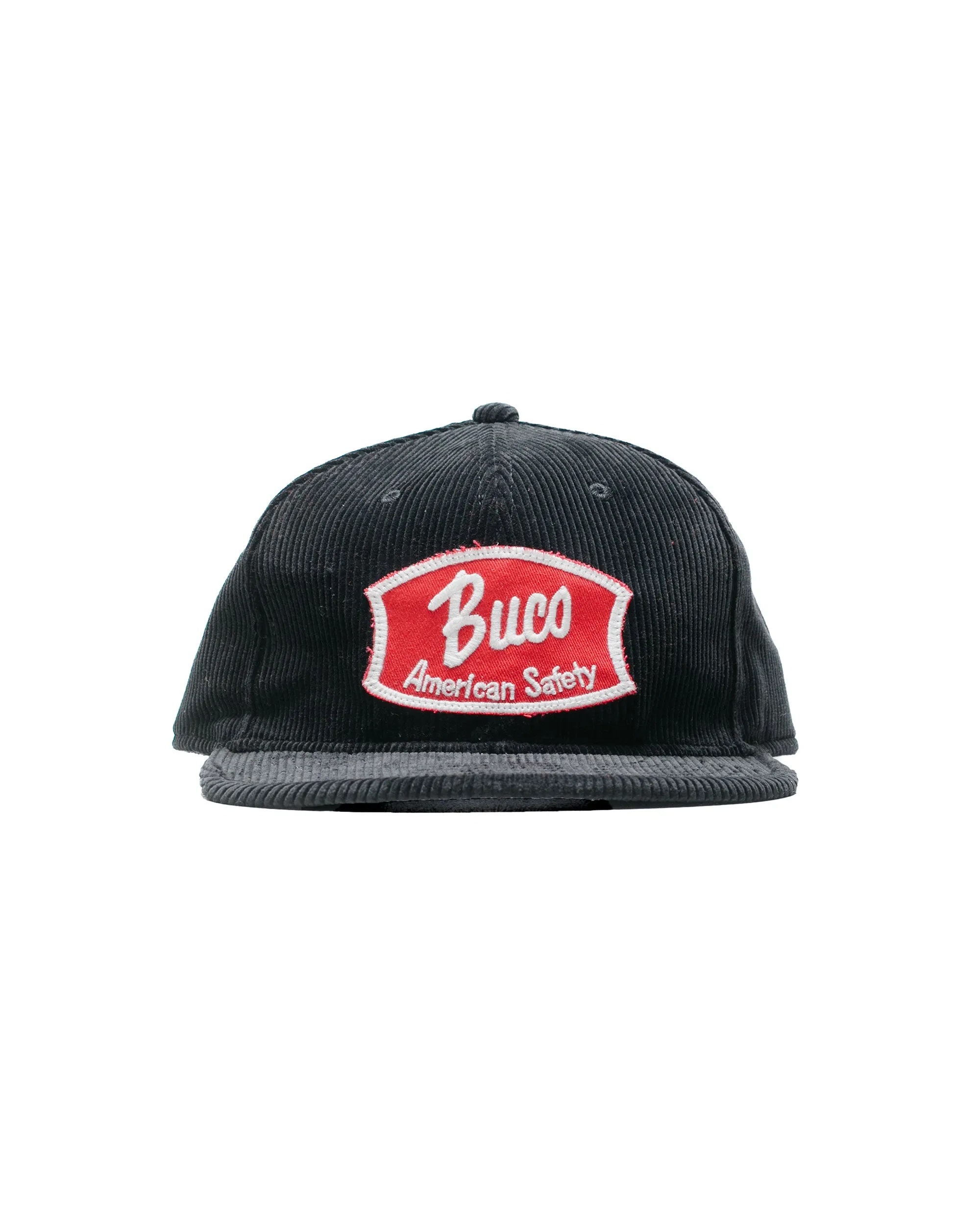 The Real McCoy's BA23102 Buco Strap-Back Cap / Corduroy Black