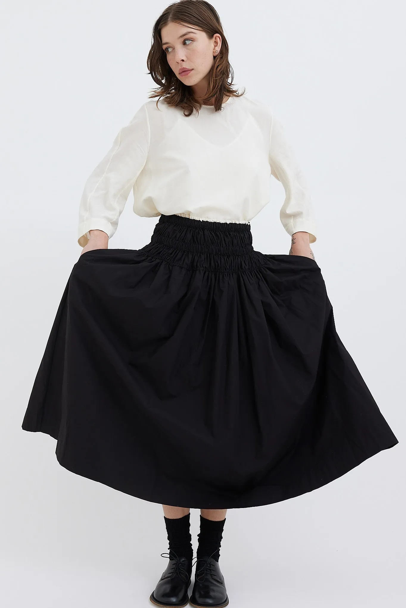 Toogood - THE ROPER SKIRT - Papery Cotton