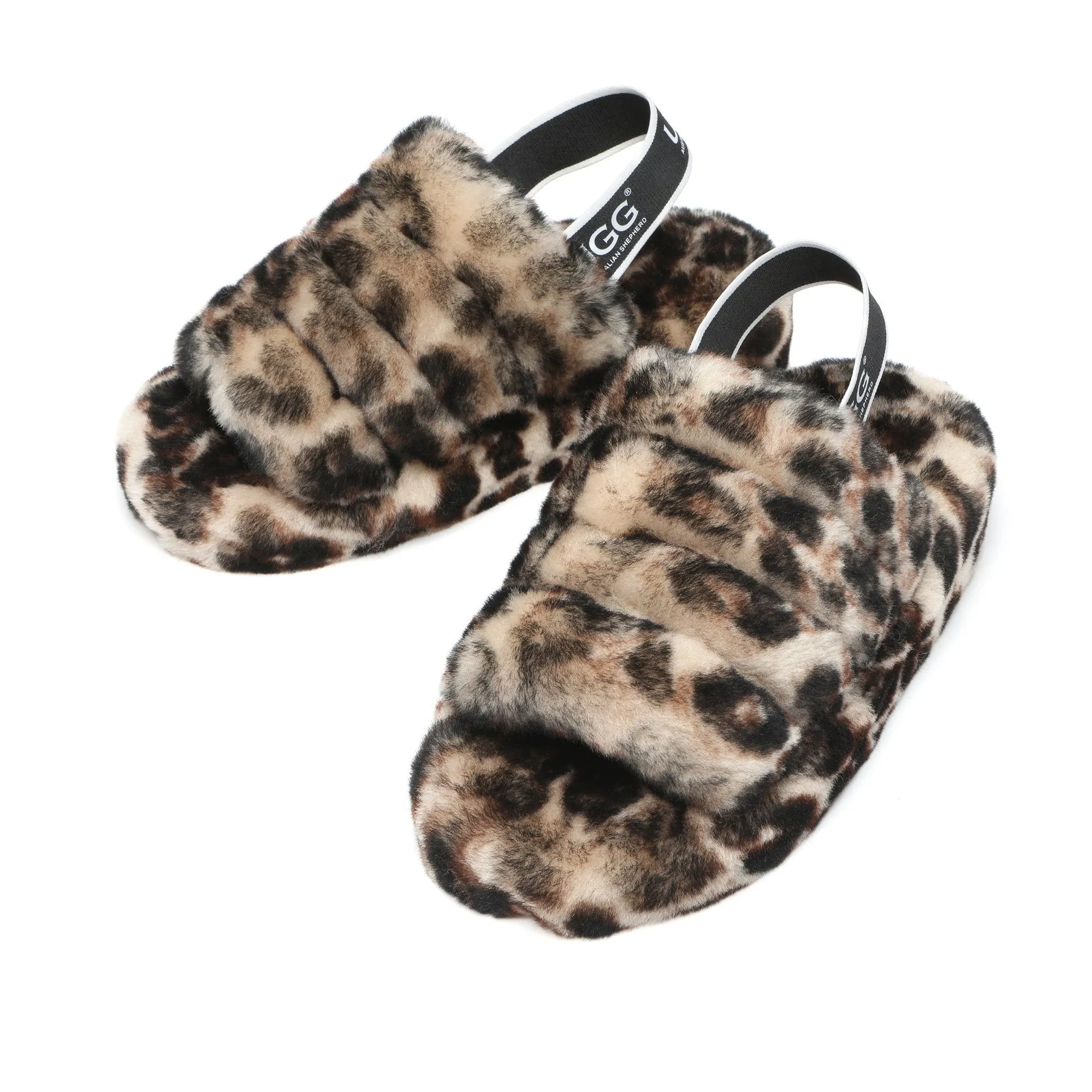 UGG Fluffilicious Leopard Slippers