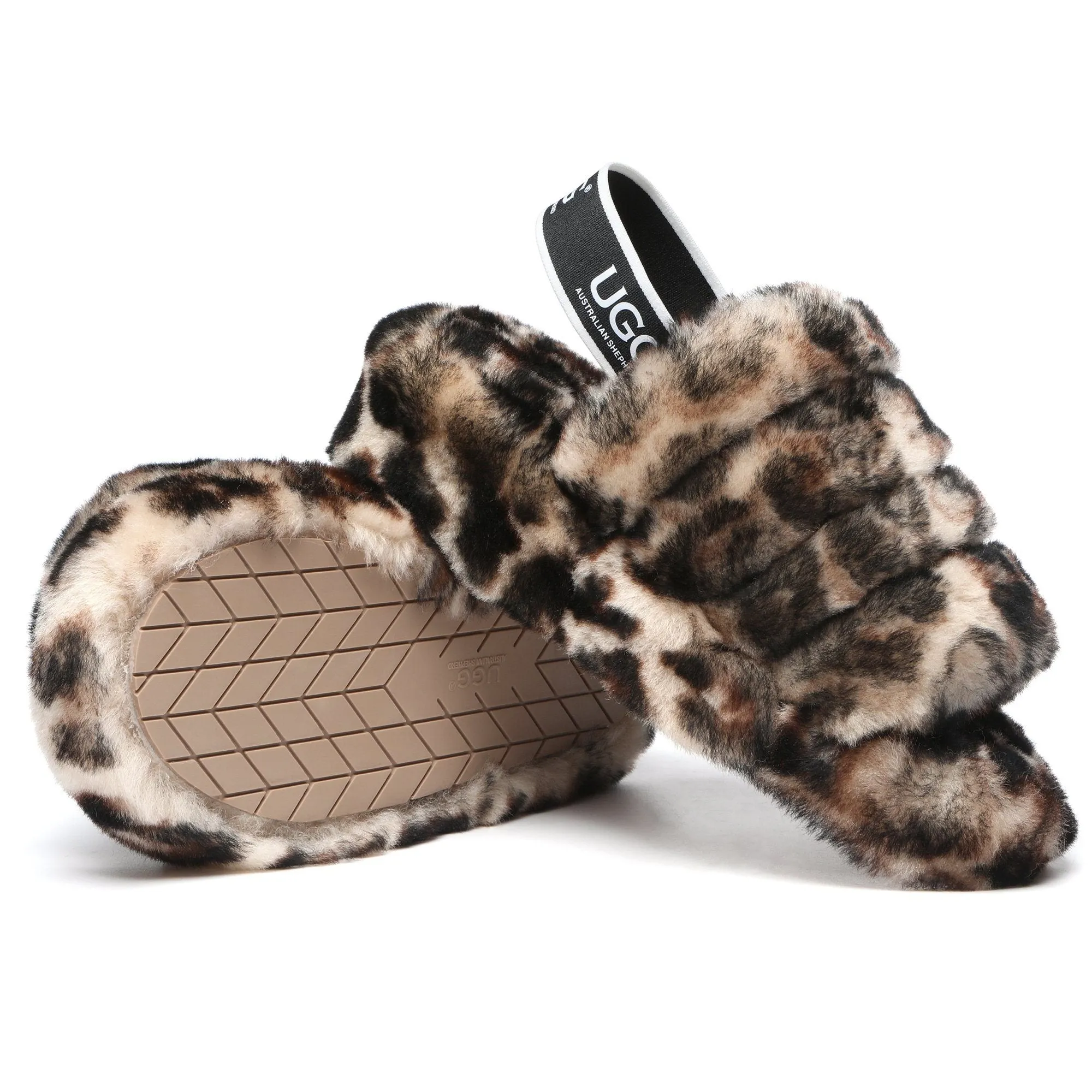 UGG Fluffilicious Leopard Slippers