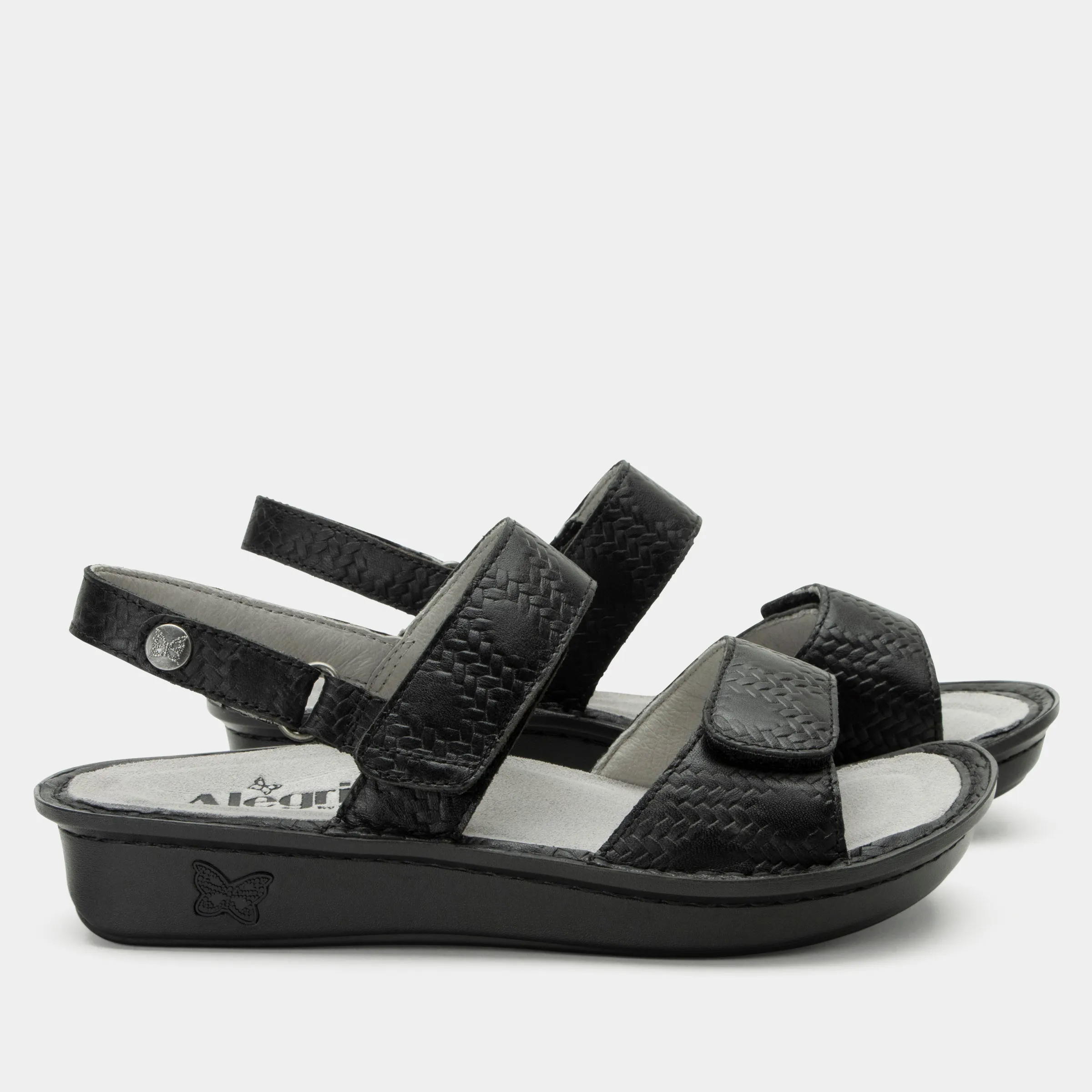 Verona Basketry Black Sandal